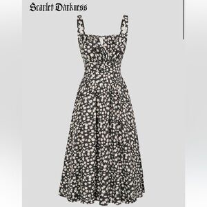 Scarlet Darkness Women Hottest Milkmaid Women's Summer Floral Dress